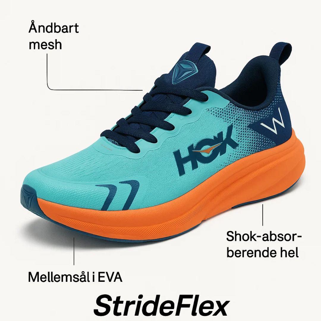 StrideFlex | Løbesko Avanceret Dæmpning & Optimal Støtte