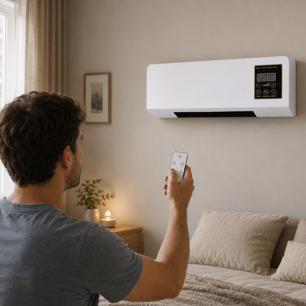 Thermio - Varmeblæser Væghængt Med Ventilator Nuvenci.dk