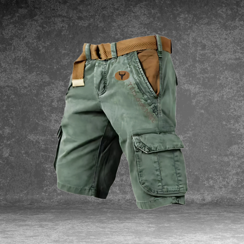 Trailcraft - Roomy Cargo-Shorts Til Aktive Mænd Grøn Nuvenci.dk