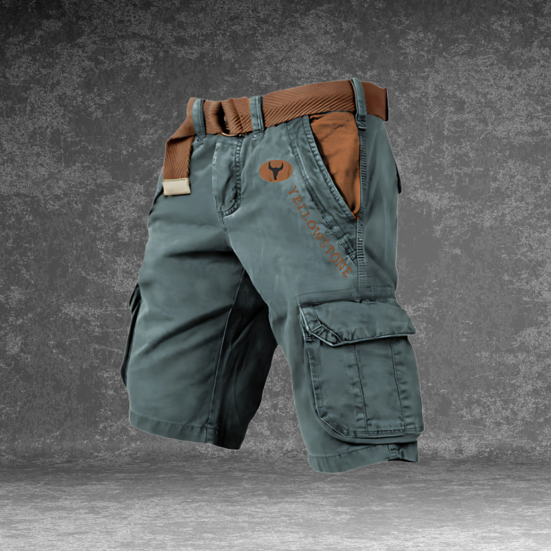 Trailcraft - Roomy Cargo-Shorts Til Aktive Mænd Blå Nuvenci.dk