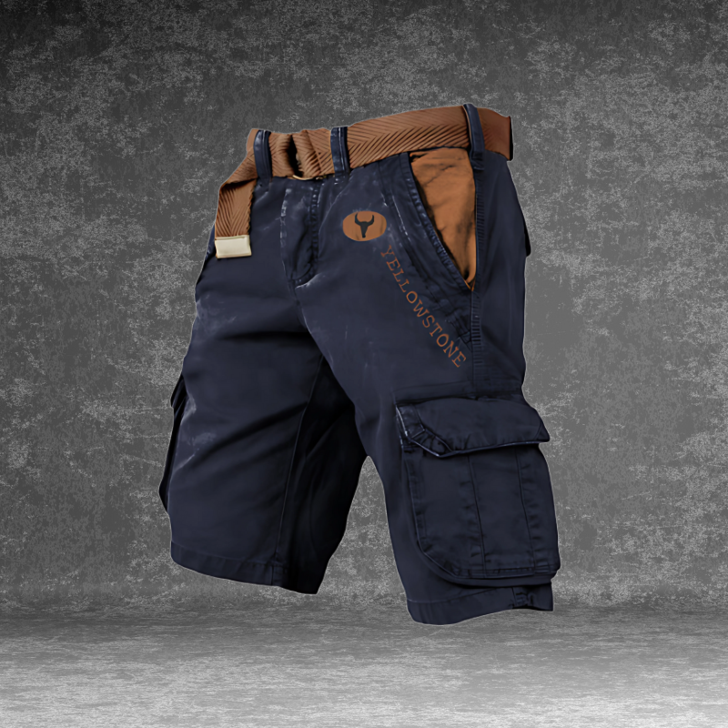 Trailcraft - Roomy Cargo-Shorts Til Aktive Mænd Mørkeblå Nuvenci.dk