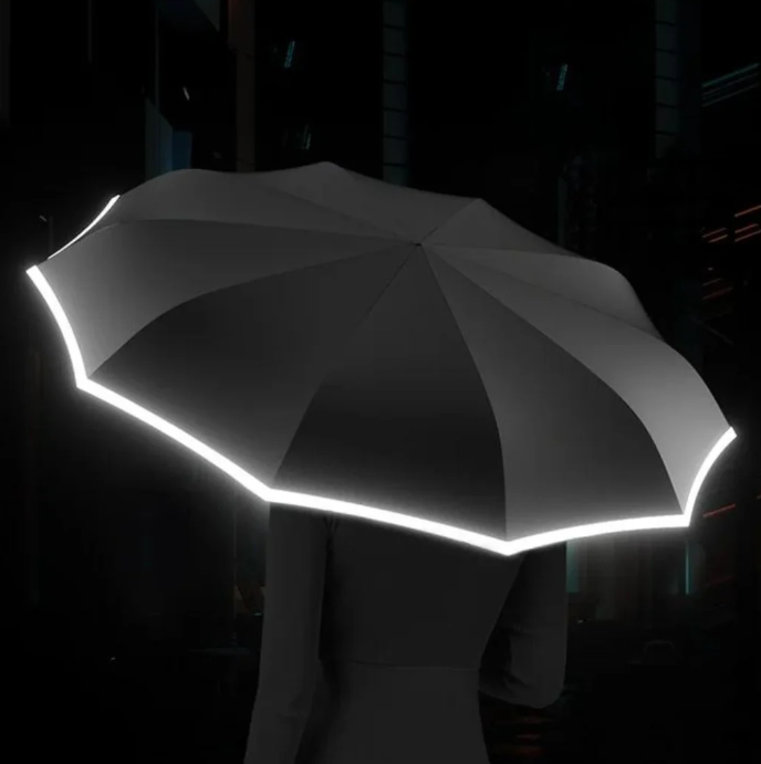 RainSafe | Stormsikker Regnjakke med Reflekterende Kant