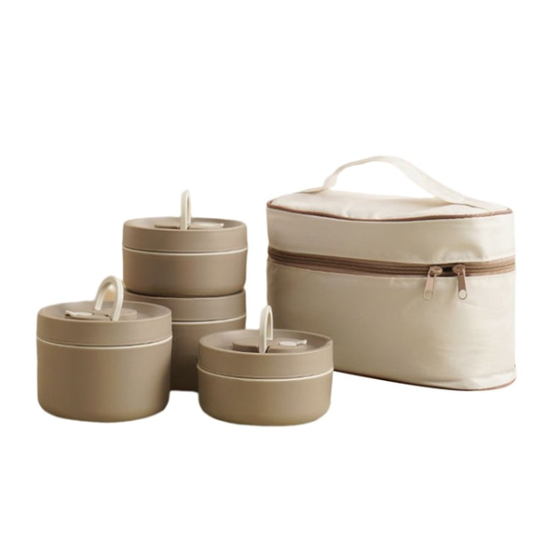 HotCarry | Cutie de mâncare izolată cu mai multe straturi cu geantă de transport gratuită