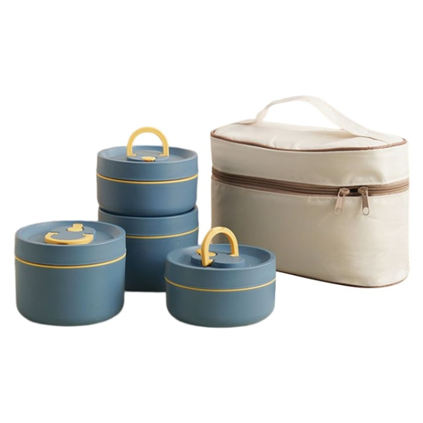 HotCarry | Cutie de mâncare izolată cu mai multe straturi cu geantă de transport gratuită