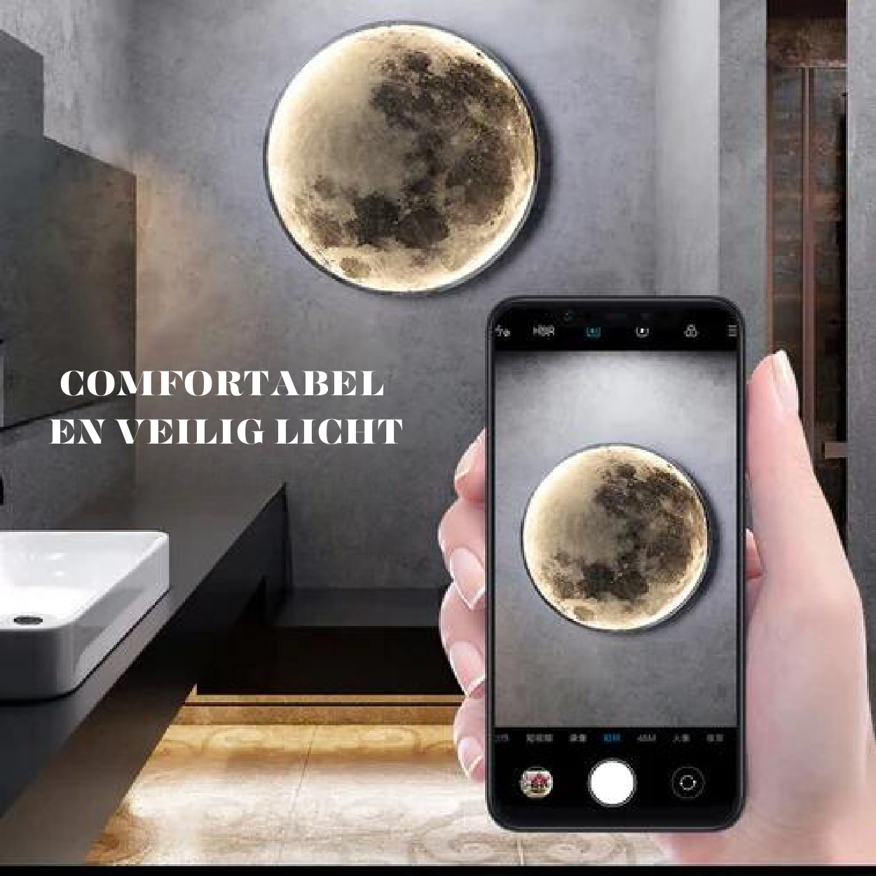 CelestiaLight | Månelampe – Justerbar Lysstyrke og Stemning