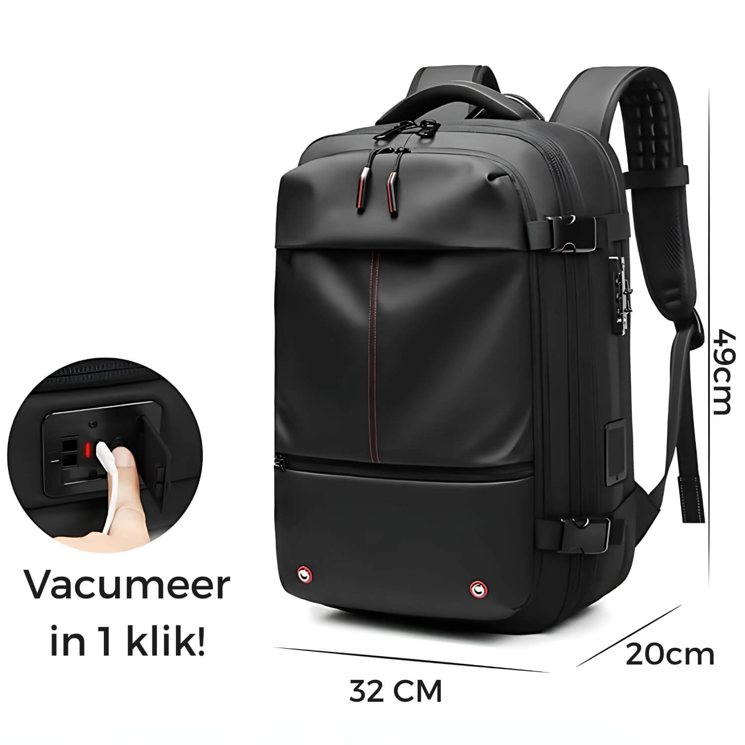 VacuPro | Vakuum-Rejsepose, komprimerbar og ideel til rejser