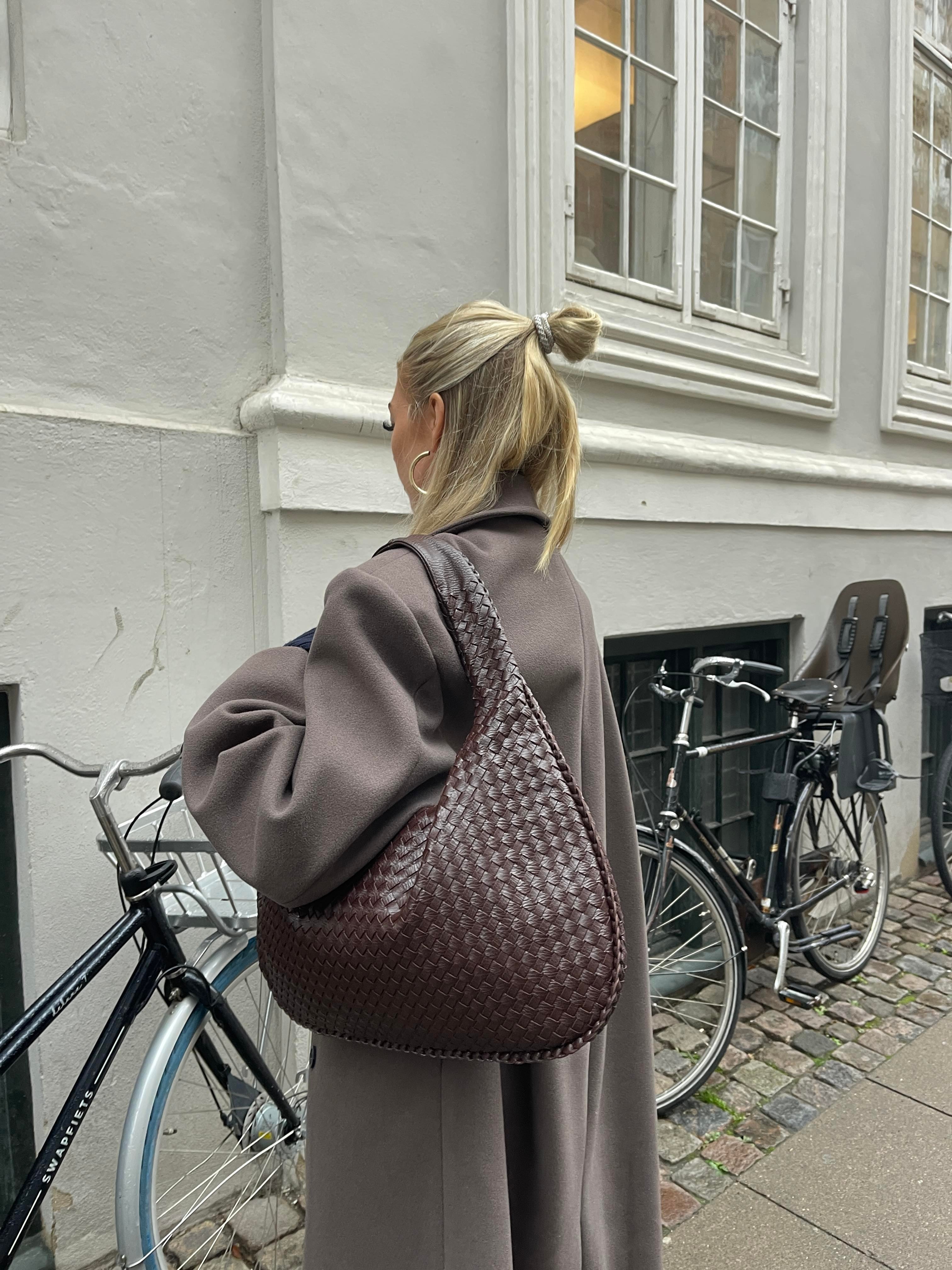 Ivy - Rummelig Flettet Skuldertaske Nuvenci.dk