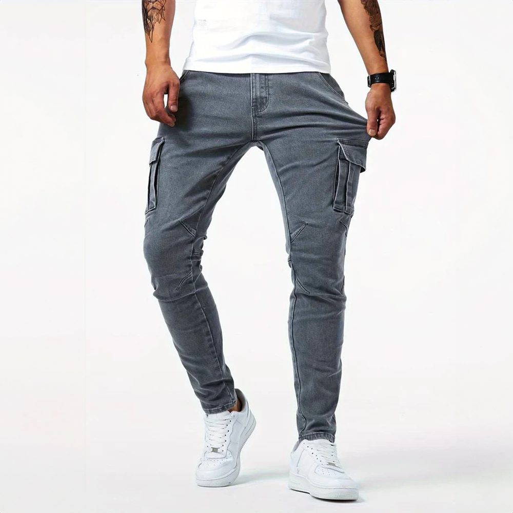 Lumière | Herre Cargo Bukser – Slim Fit Urban Elegance-2