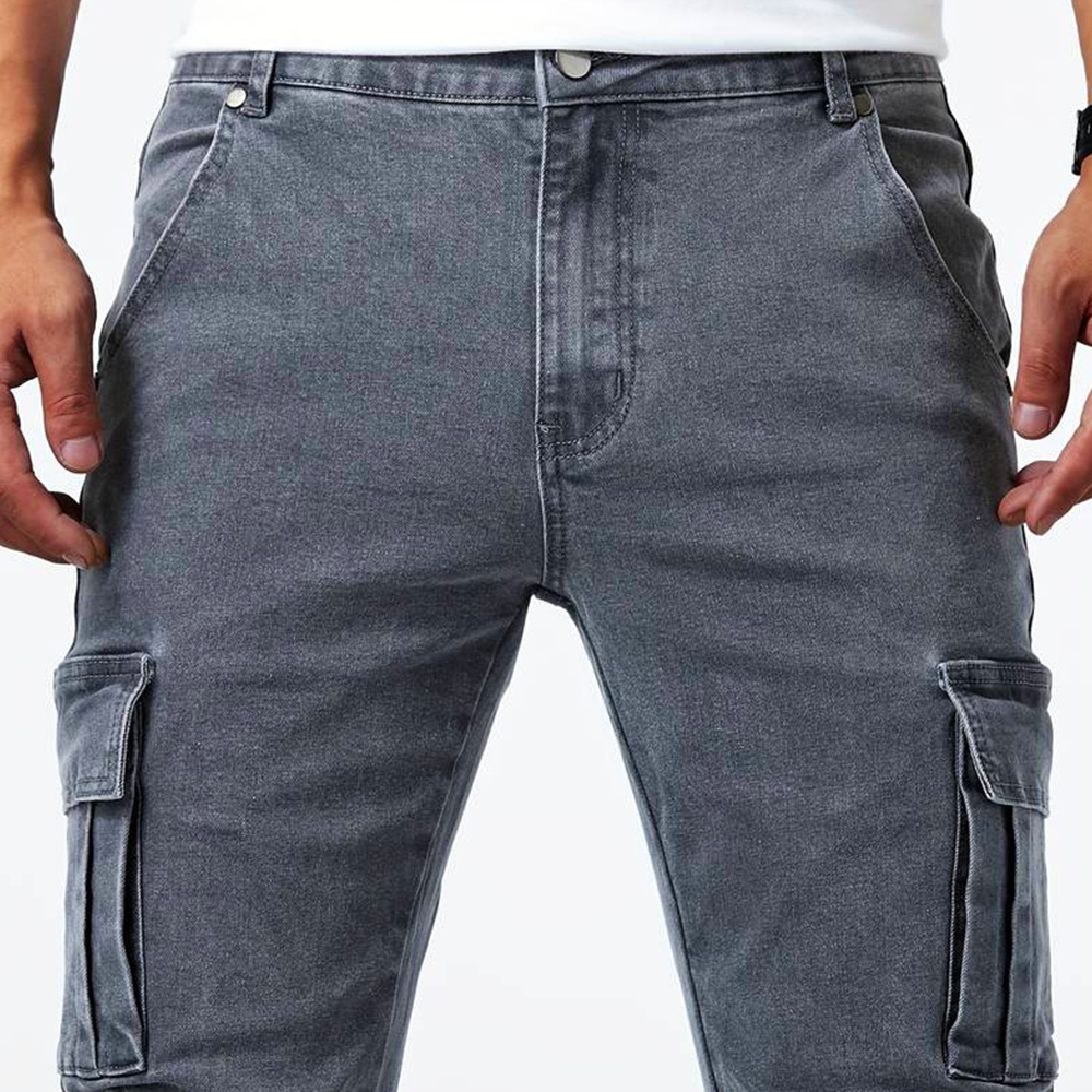 Lumière | Herre Cargo Bukser – Slim Fit Urban Elegance-4