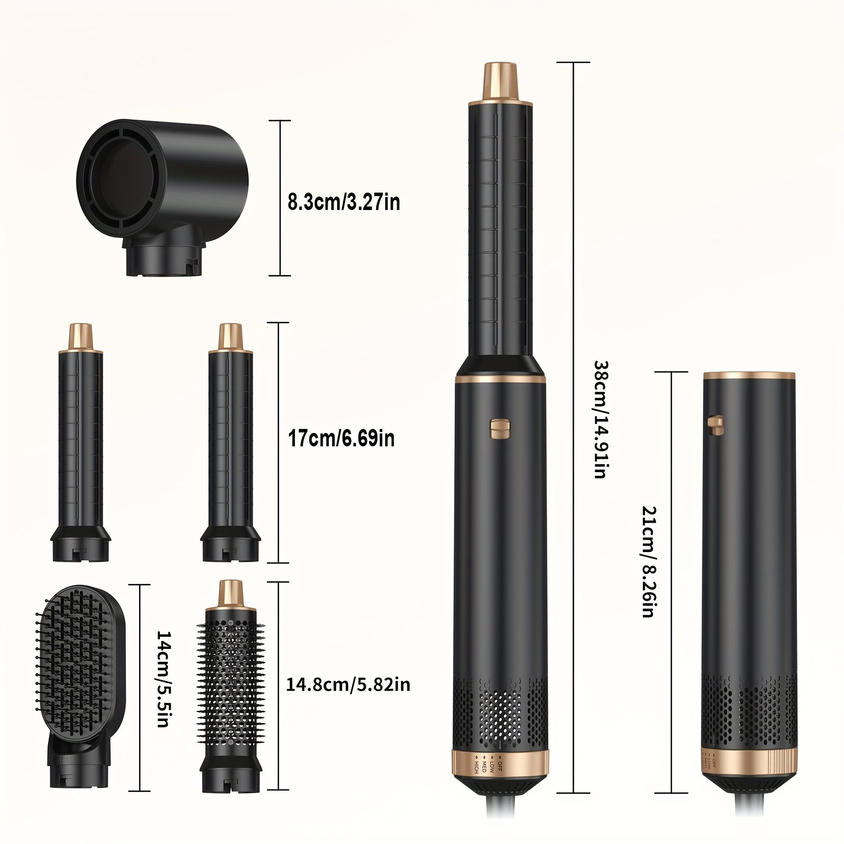 AirLuxe | Professionel Hårtørrer og Multistyler til Alle Hårtyper Nuvenci.dk