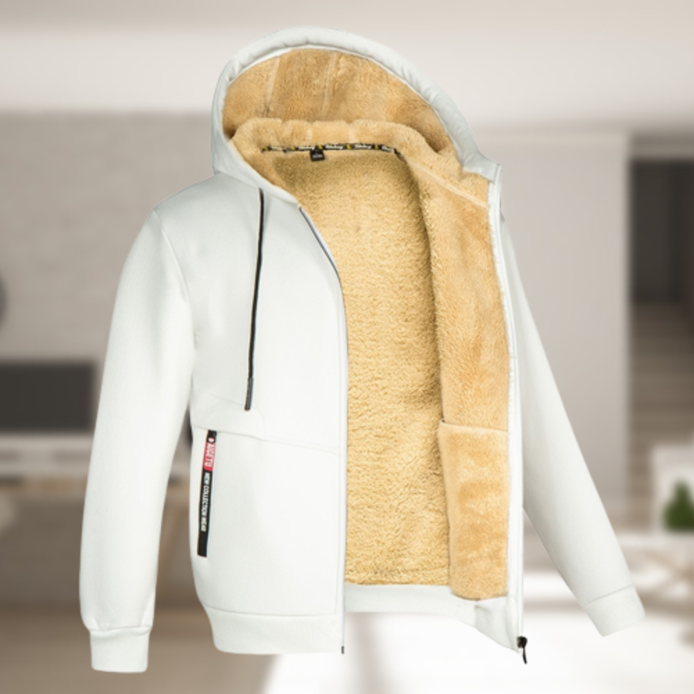 Allen | Hoodie – Moderne Pasform og Komfort Hvid Nuvenci.dk