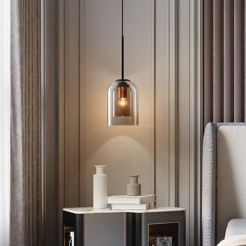 AuraGlas | Stilfuld Dobbeltglas Pendellampe Nuvenci.dk