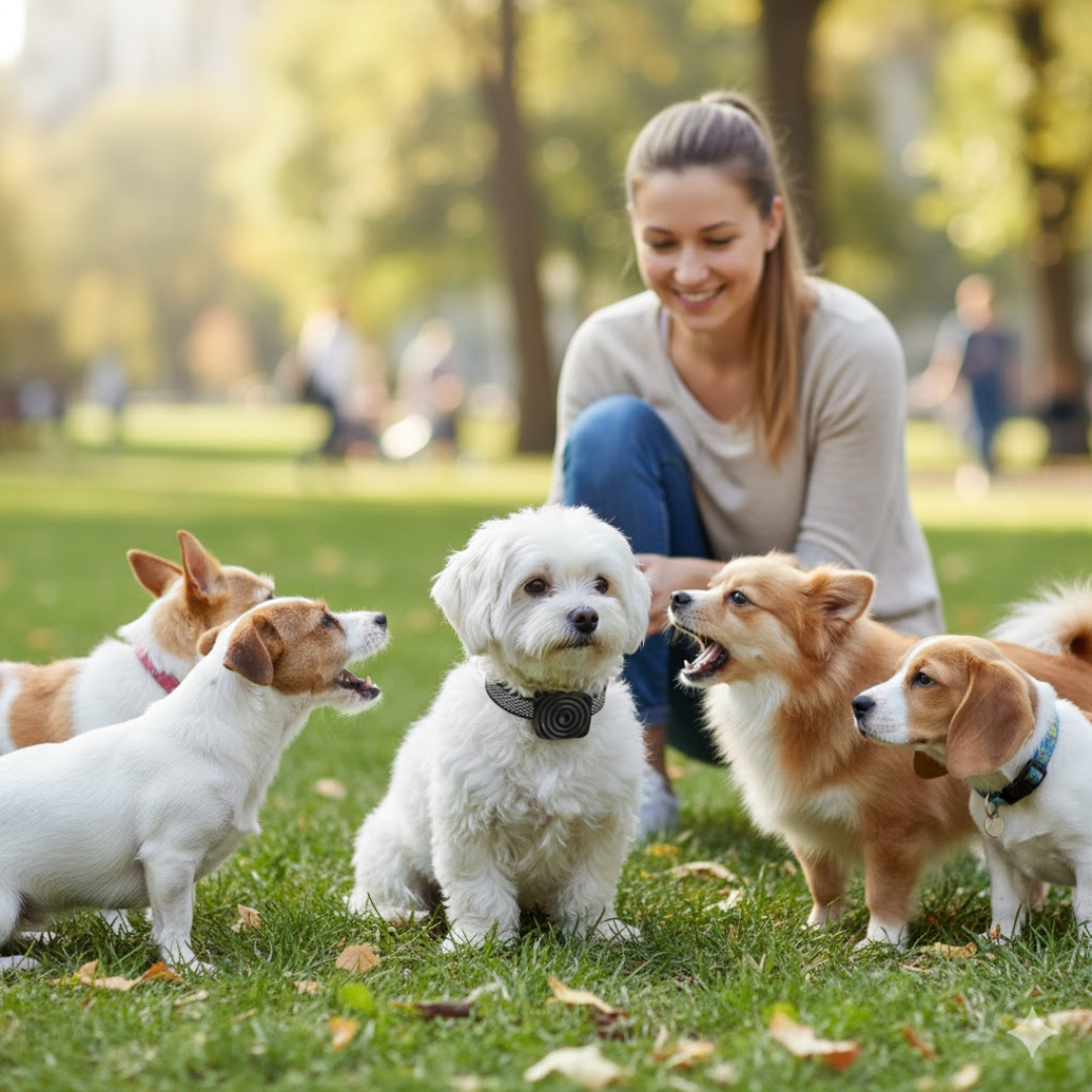 BarkEase | Blid Træningshalsbånd til Små Hunde Nuvenci.dk