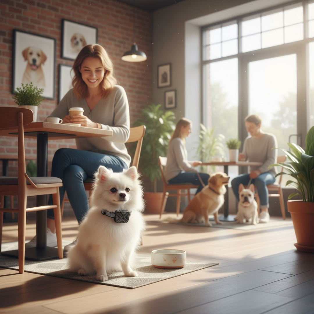 BarkEase | Blid Træningshalsbånd til Små Hunde Nuvenci.dk