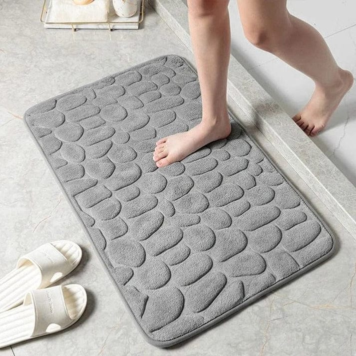 BathMat | Badeværelsesmåtte – Skridsikker Sikkerhed & Komfort Grå Nuvenci.dk