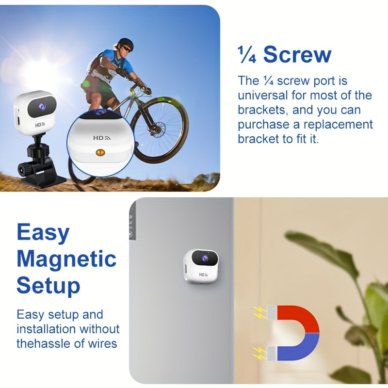 StealthView | Mini Overvågningskamera – Diskret Sikkerhed i Lommeformat