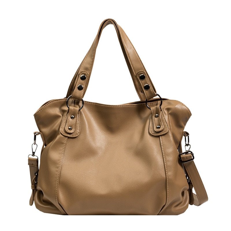 BellaBag | Blød Lædertaske for Elegance og Komfort Khaki Nuvenci.dk