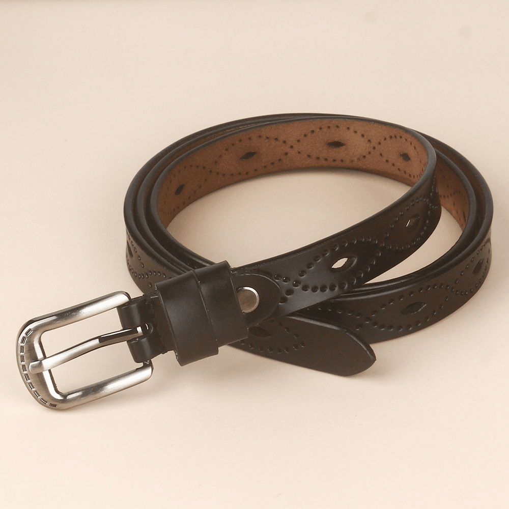 BeltCraft | Elegant Vintage Læderbælte med Kobberspænde Sort Nuvenci.dk