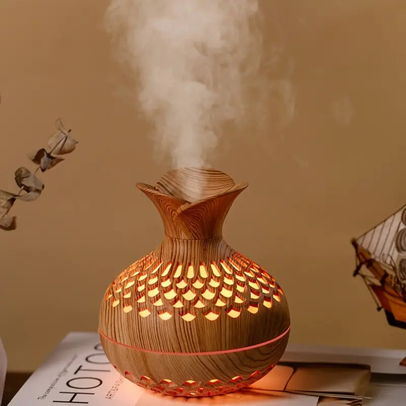 BloomBase | Duft Diffuser – Stressfri og velduftende bolig Brun Nuvenci.dk