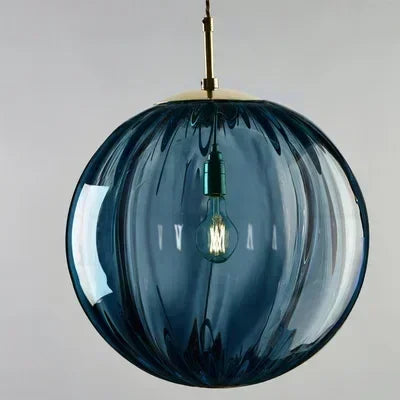 BrightHalo | Loftlampe – Moderne design og behagelig belysning Blå Nuvenci.dk