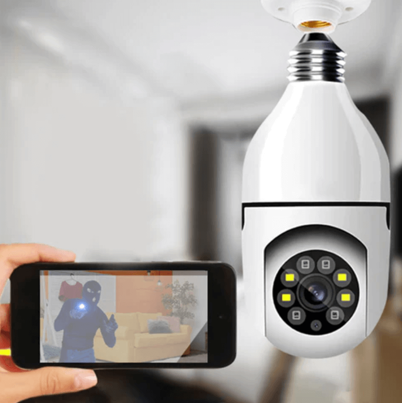 BrightWatch | WiFi Pærekamera – Nem Installation & HD Overvågning Nuvenci.dk