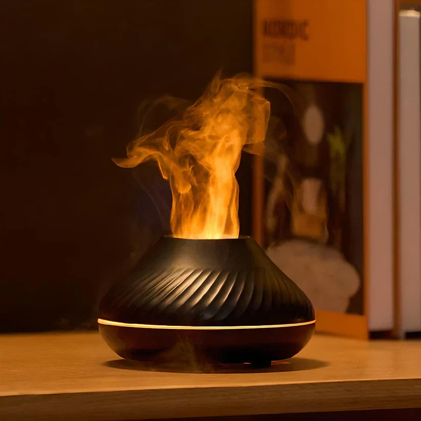 CalmMist | Aroma Diffuser – Forbedrer luft og skaber hygge Sort Nuvenci.dk