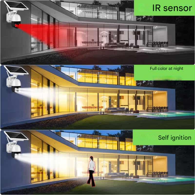 DualGuard | Caméra de sécurité 4K avec panneau solaire