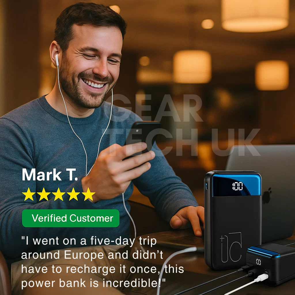 ChargeMax | Powerbank – Superhurtig Opladning & Stor Kapacitet Nuvenci.dk