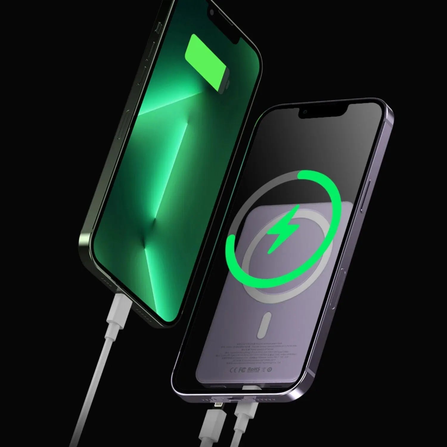 ChargeSphere | Magnetisk Powerbank – Hurtig og Sikker Opladning på Farten Nuvenci.dk