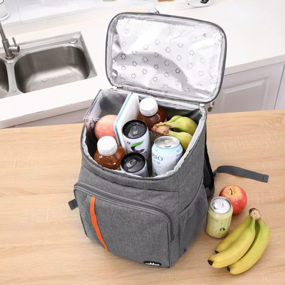ChillTrail - Vertikal Kølryggsæk Design Grå Køletaske Rygsæk Nordica 18 L Nuvenci.dk