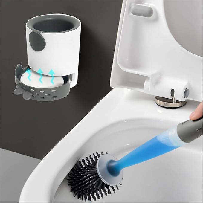 CleanSplash | Praktisk og Alsidig Toiletbørste med Dispenser Nuvenci.dk