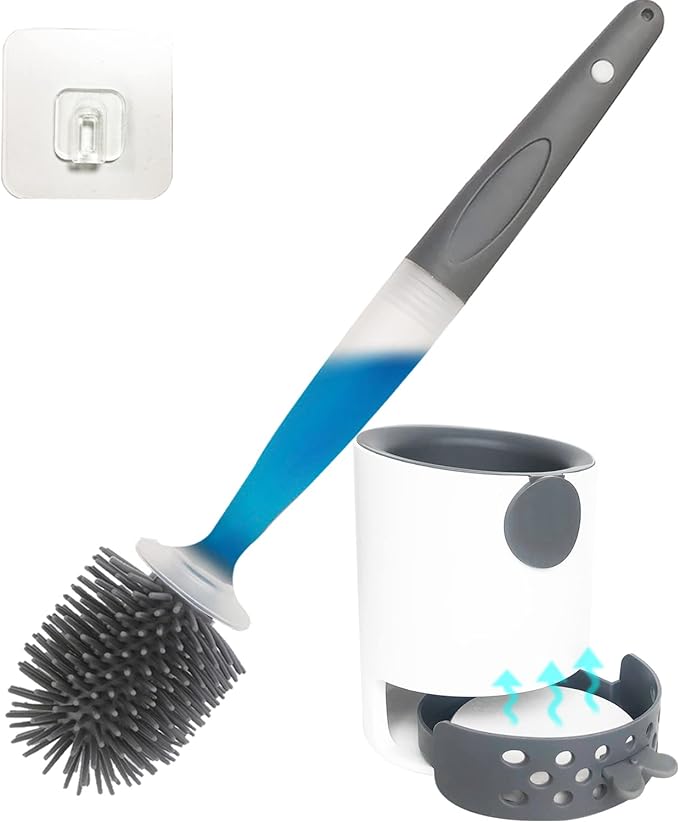 CleanSplash | Praktisk og Alsidig Toiletbørste med Dispenser Nuvenci.dk