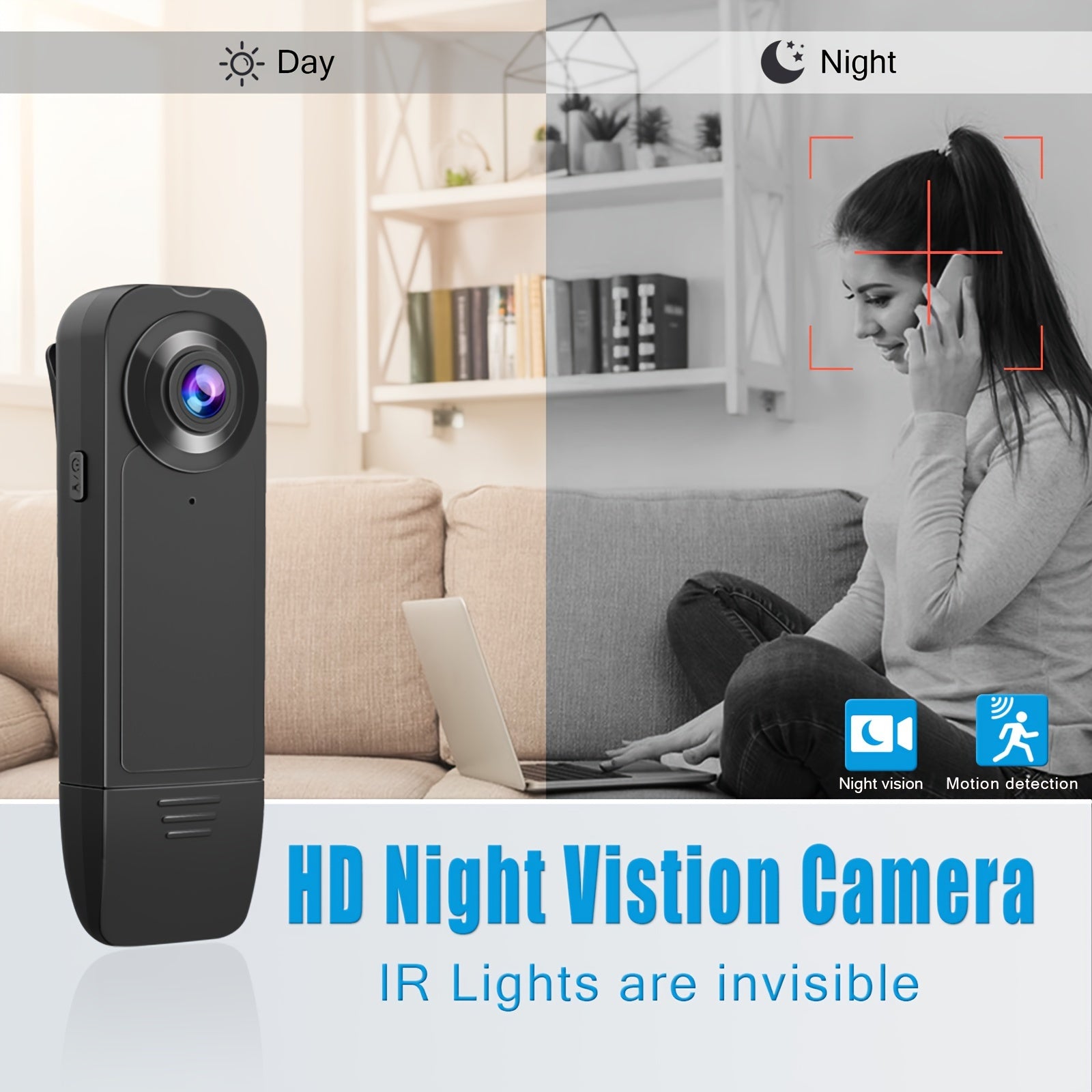 ClearShot | Mini Kamera – Skarp Full HD Optagelse Overalt Nuvenci.dk