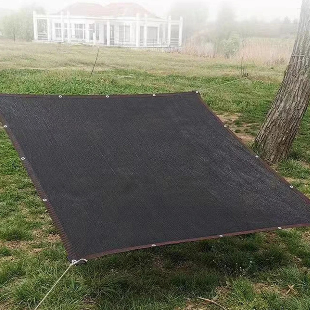 CoolCover | Elegant solbeskyttelsessejl til terrasse & have Sort Nuvenci.dk