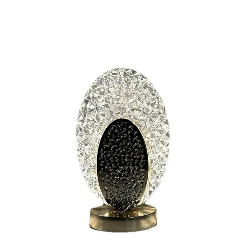 CrystalShine | Elegant og Luksuriøs Påfugl-Bordlampe Nuvenci.dk