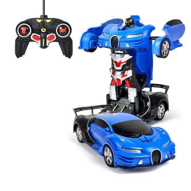 CyberWheel | Fjernstyret Bil – Bil til Robot med LED-Effekter Bugatti Blå Nuvenci.dk