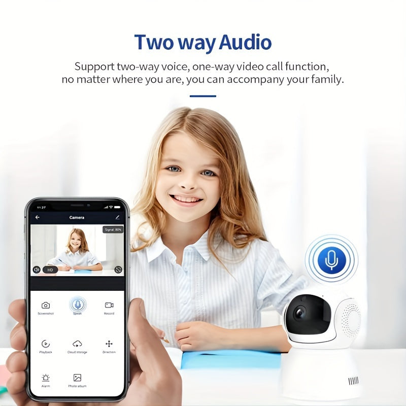 WatchGuard | Indendørs Wi-Fi Kamera med Automatisk Lydsporing