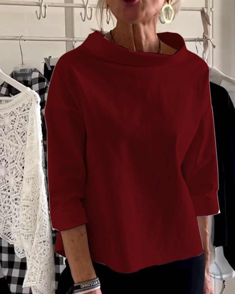 Variant image for Camille | Dame Top – Elegant Bådudskæring til Hverdagen-37