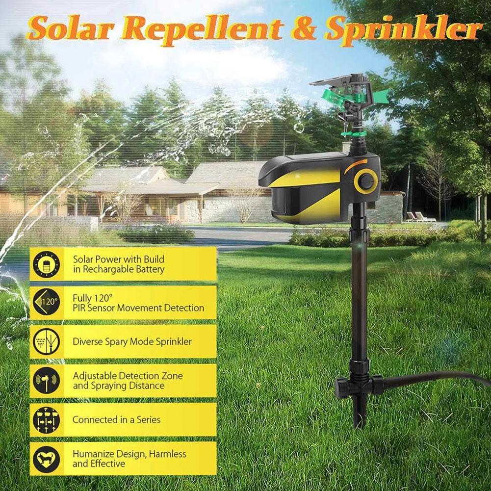 DeerGuard | Bevægelseskontrolleret sprinkleranlæg til rådyr med solenergi Nuvenci.dk