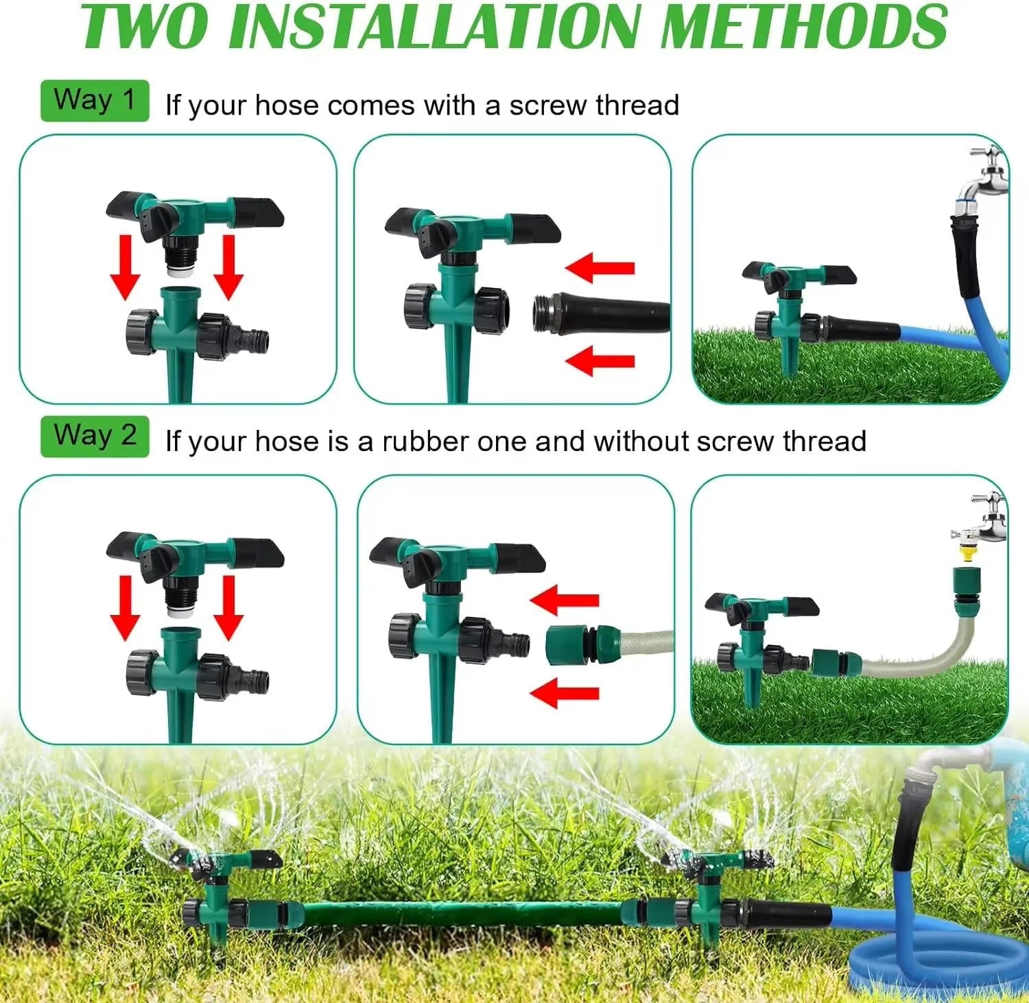 RainReach | Sprinklersystemer til haver 5 sæt