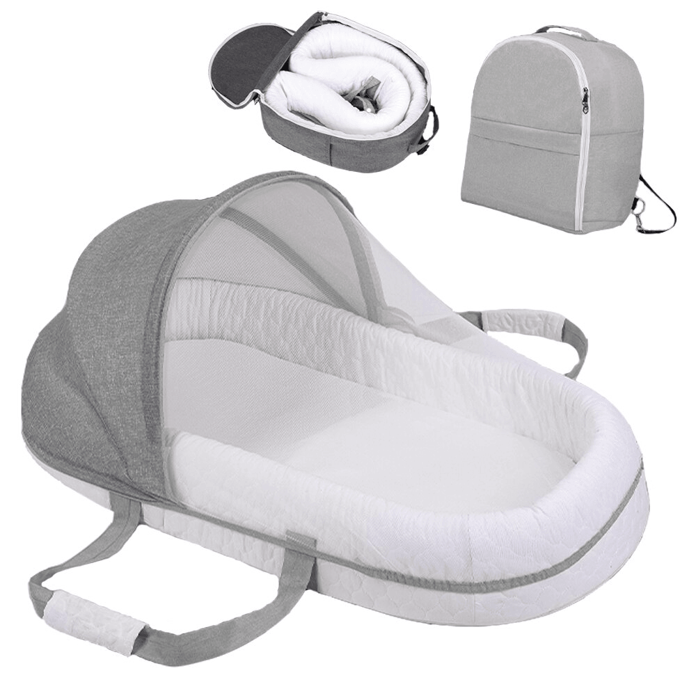 LittleNest | Foldbar Babyseng – Tryg Søvn & Myggebeskyttelse
