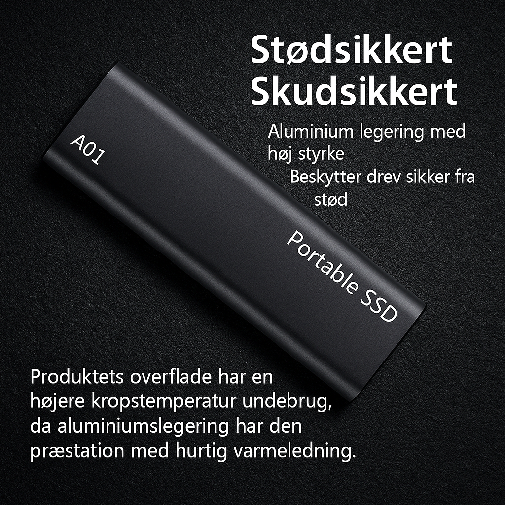 DriveBox | Kompakt 4 TB USB-C Lager til Arbejde & Rejse Nuvenci.dk