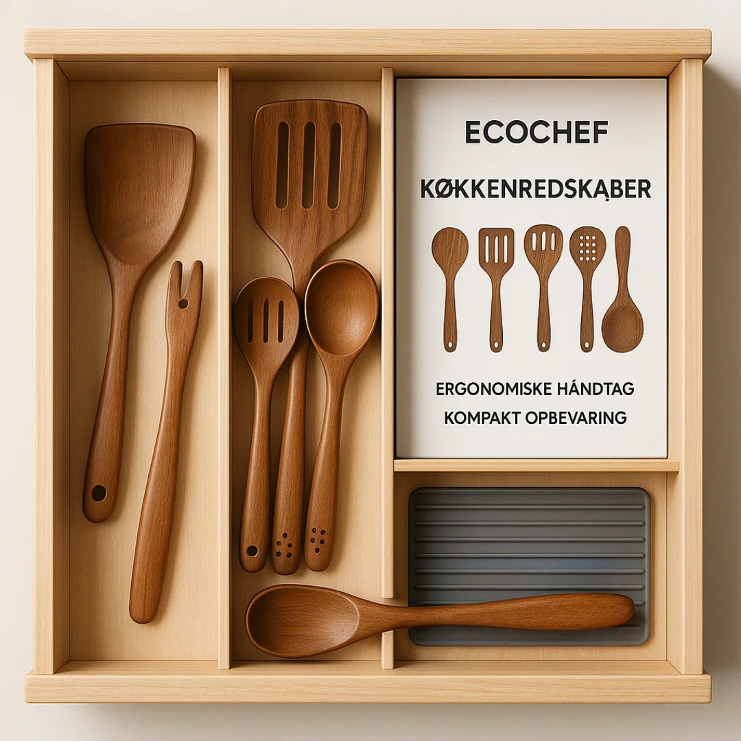 EcoChef | Bæredygtigt Køkkensæt i Træ Nuvenci.dk