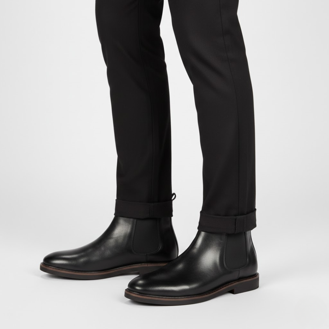 Edgar | Klassiske Chelsea-støvler med Moderne Pasform | Herremode Nuvenci.dk