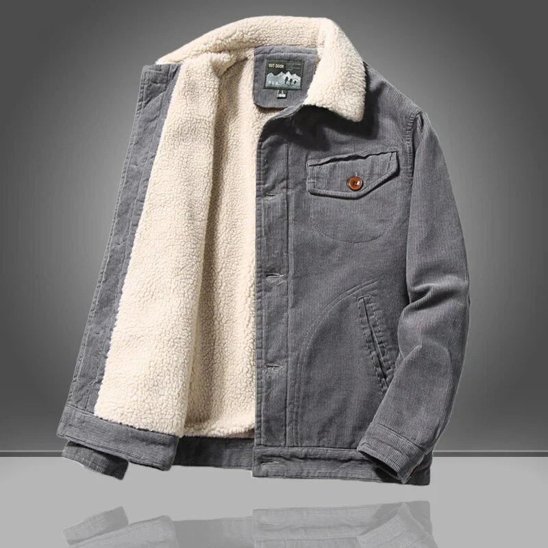 Elijah | Vinterjakke – Isoleret Design for Kold Vejrbeskyttelse Grå Nuvenci.dk