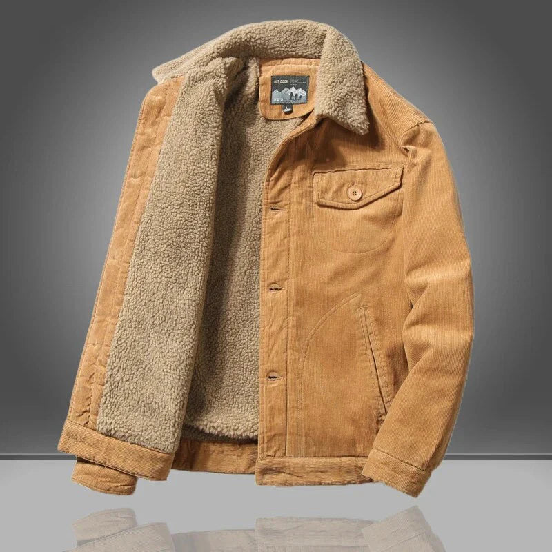 Elijah | Vinterjakke – Isoleret Design for Kold Vejrbeskyttelse Khaki Nuvenci.dk