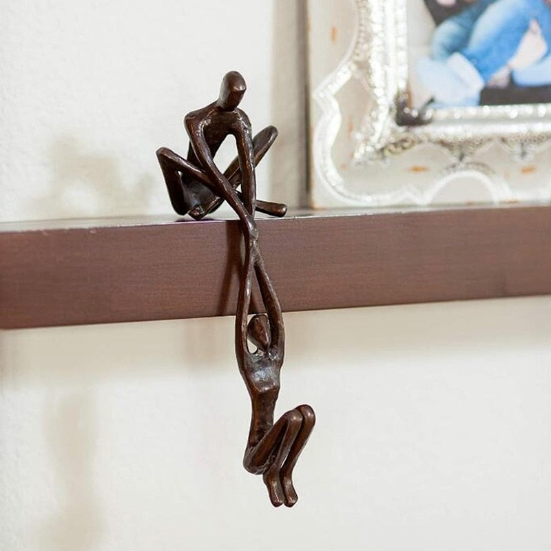 EmbraceLift | Skulptur – Udtryk for Balance og Elegance Sort Nuvenci.dk
