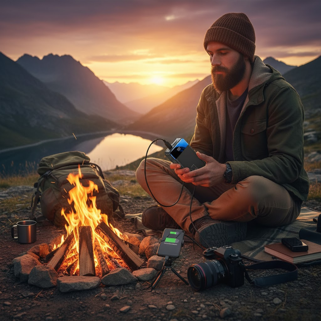 EnerPro | Powerbank med 50.000mAh & Multi-USB-udgange Nuvenci.dk