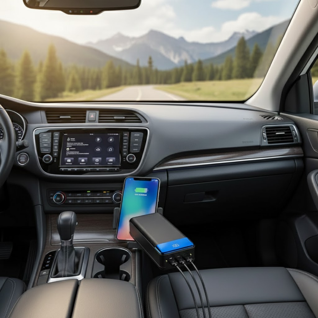 EnerPro | Powerbank med 50.000mAh & Multi-USB-udgange Nuvenci.dk