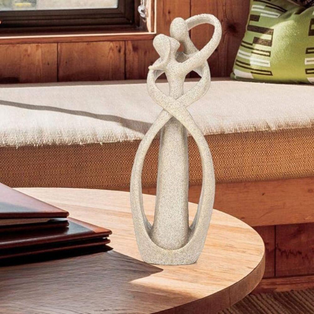 EternalAbstract | Abstrakt Skulptur af tidløs kærlighed Nuvenci.dk